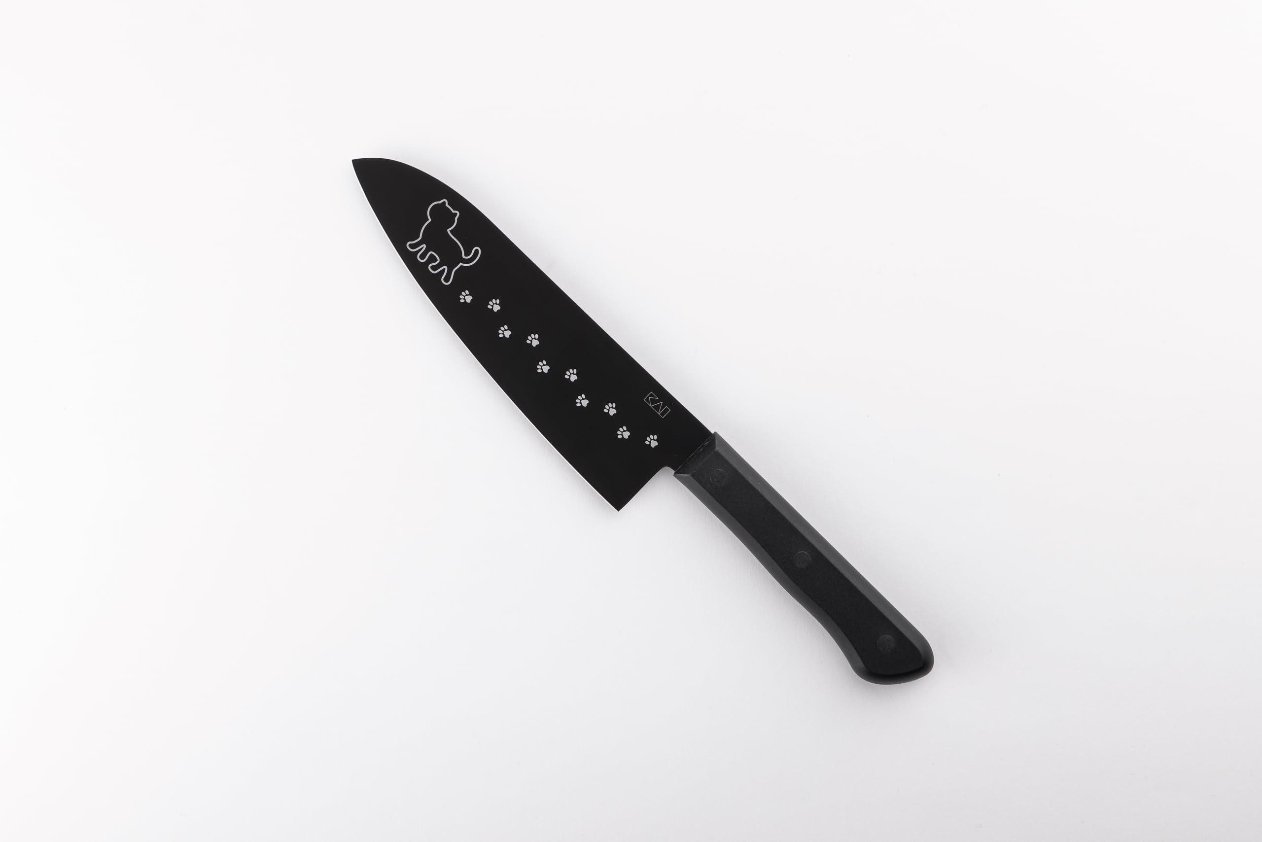 Amazon｜貝印 KAI 三徳包丁 ねこ の 包丁 Nyammy 165mm お手入れ簡単